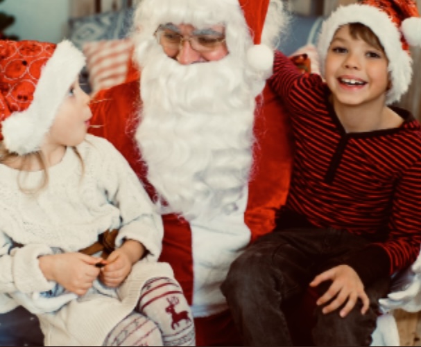 Visite du père Noël à domicile