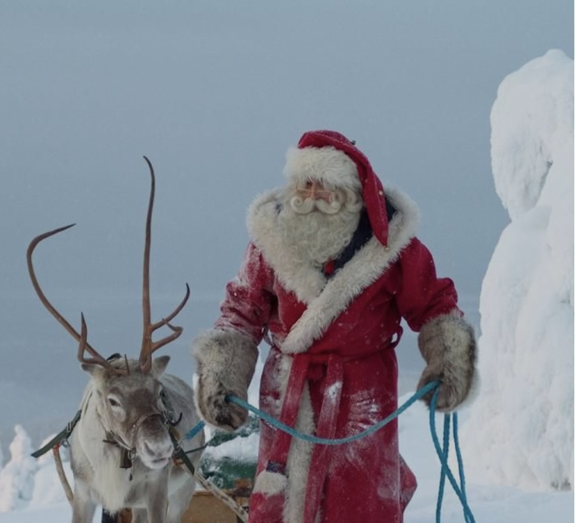 Visite du père Noël à domicile