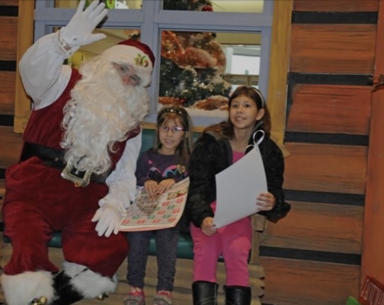 Visite du père Noël à domicile