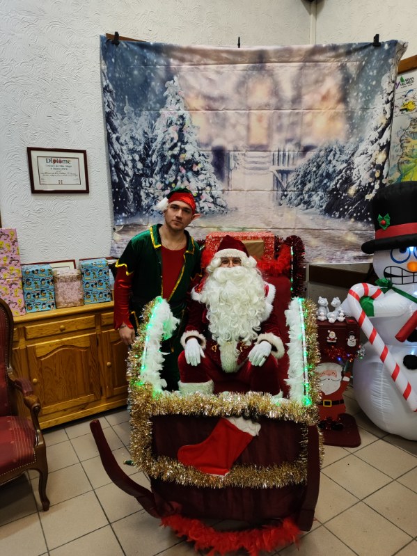 Père Noël pour entreprise ou marché de Noël