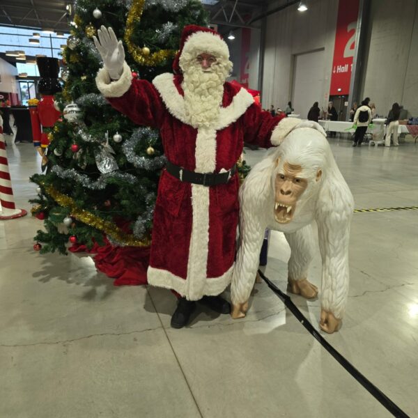 Ohohoh visite du père noel avec distribution de cadeaux et bonbons