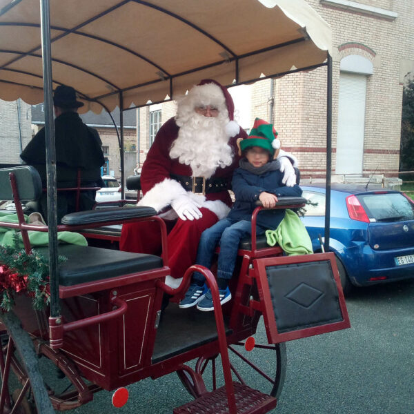 Prestation de père Noël costume de qualité CE / Marchés