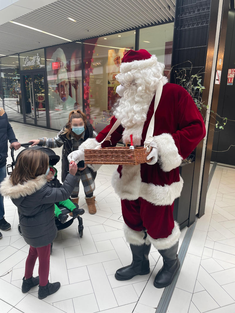 Prestation de père Noël costume de qualité CE / Marchés