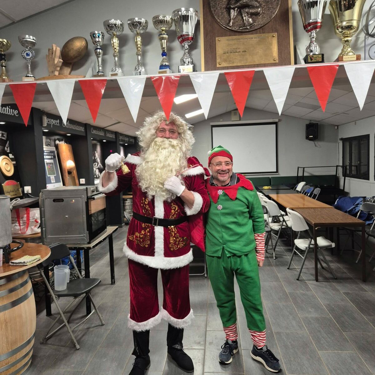 Visite du père Noël à domicile