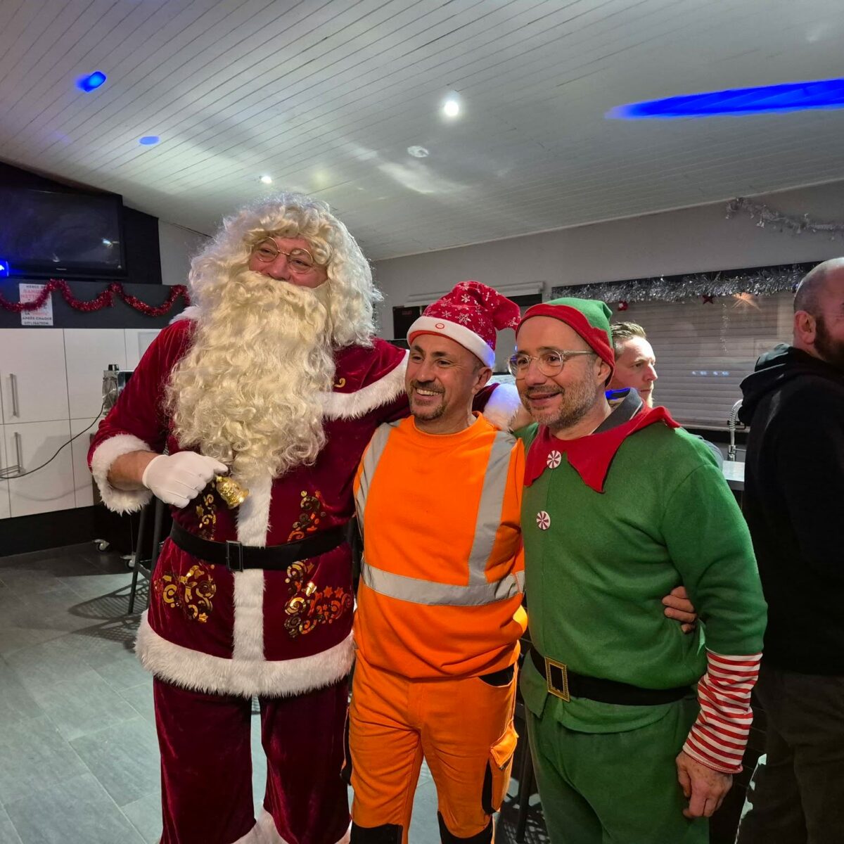 Visite du père Noël à domicile