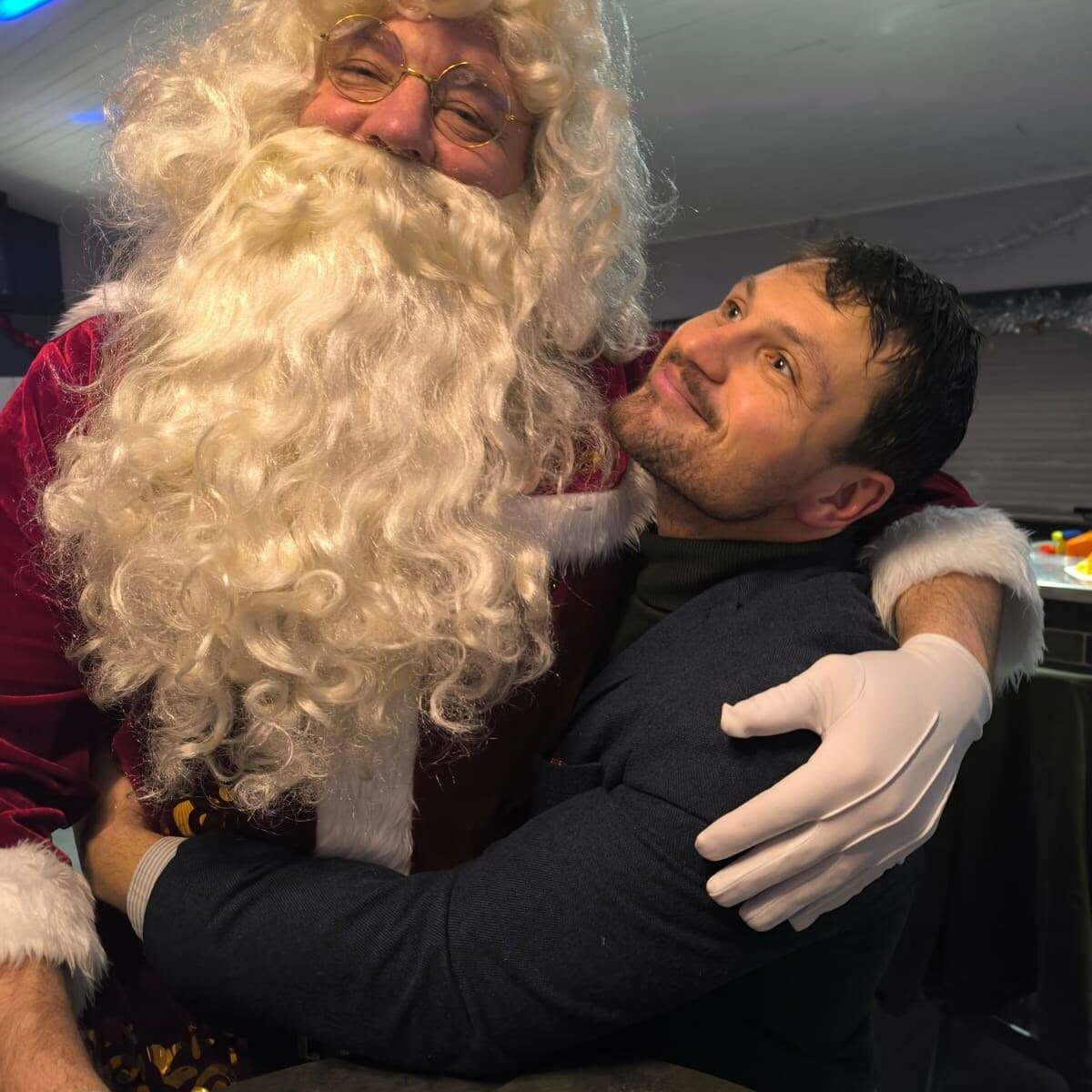 Visite du père Noël à domicile