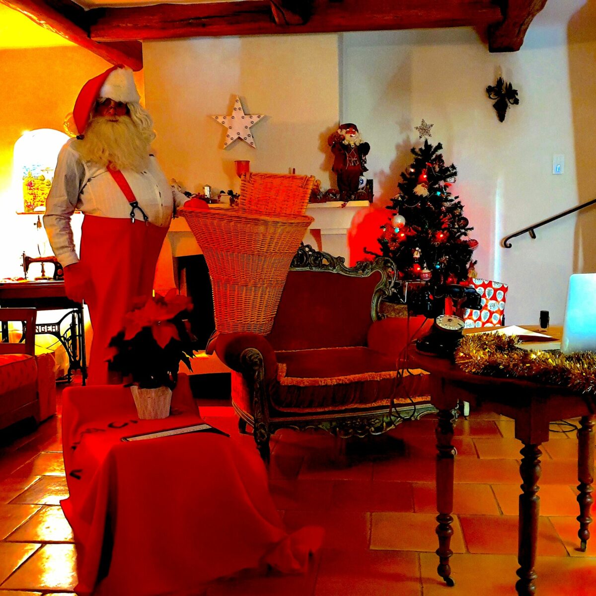 visite du pere noel à votre domicile