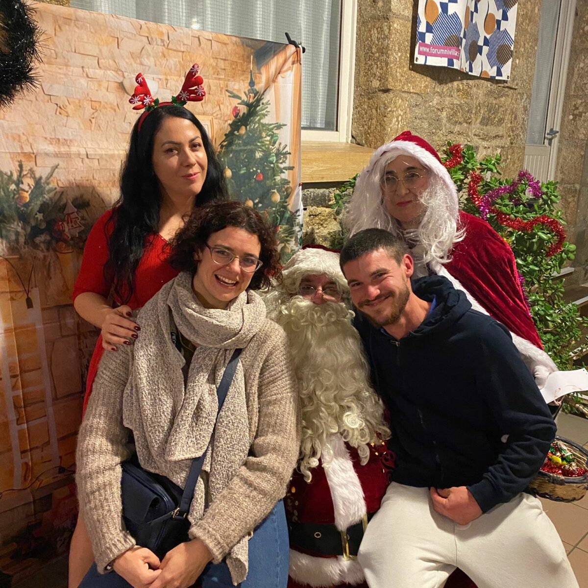 Présence du Père et de la Mère Noël
